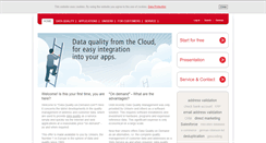 Desktop Screenshot of data-quality-on-demand.com