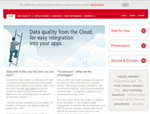Tablet Screenshot of data-quality-on-demand.com